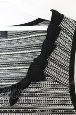 画像2: INGEBORG / リボン付きニットタンクトップ 11 クロ O-26-06-05-078-LO-TO-IG-OS (2)
