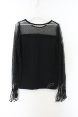 画像3: m petit by misako / NINA'Sコラボ シースルーカットソー L クロ O-26-06-05-084-LO-TO-IG-OS (3)