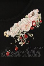 画像2: PINK HOUSE / ローズベリーカットワンピース  クロ O-26-06-05-010-LO-OP-IG-OS (2)