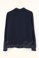 画像3: axes femme / フリル襟付きカットソー M ネイビー O-26-06-06-035-AX-TO-IG-OS (3)