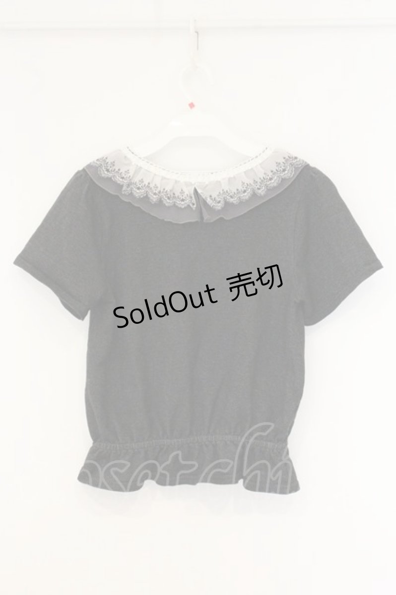 画像3: axes femme / レイヤード風カットデニムプルオーバー M グレー O-26-06-06-036-AX-TO-IG-OS (3)