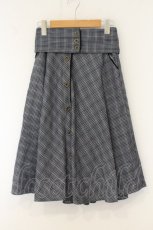 画像1: axes femme / コルセット風ベルトスカート M グレー O-26-06-06-005-AX-SK-IG-OS (1)