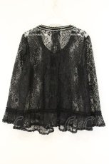 画像4: INGEBORG / 総レースボレロ 3(9号) クロ O-26-06-06-045-LO-TO-IG-OS (4)