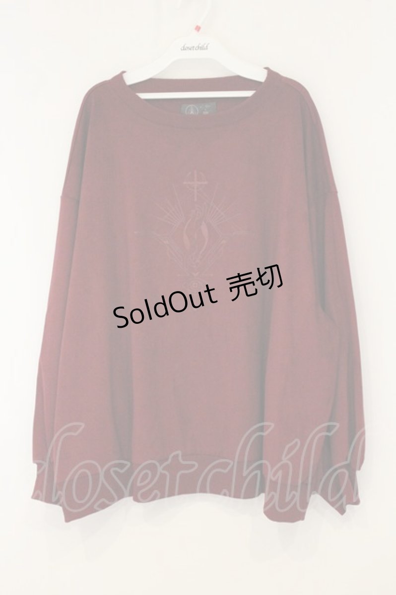 画像1: CuLLt / CuLLt 2023 MENS HAPPY BAG PLANET PULLOVER  ワイン O-26-06-06-053-PU-TO-IG-OS (1)