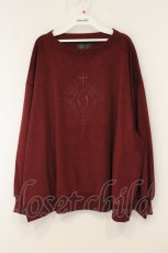 画像1: CuLLt / CuLLt 2023 MENS HAPPY BAG PLANET PULLOVER  ワイン O-26-06-06-053-PU-TO-IG-OS (1)
