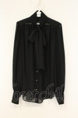 画像1: a maiden devil / Chiffon blouse  ブラック O-26-06-06-055-GO-BL-IG-OS (1)