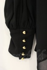 画像3: a maiden devil / Chiffon blouse  ブラック O-26-06-06-055-GO-BL-IG-OS (3)