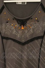 画像2: Ozz On / ストーン配色プリーツワンピース  グレー O-26-06-06-057-OO-OP-IG-OS (2)