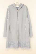 画像1: axes femme / フード付コーディガン F ブルー O-26-06-06-085-AX-TO-OW-OS (1)