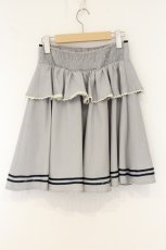 画像3: axes femme / サス付きペプラムスカート M グレー O-26-06-06-011-AX-SK-IG-OS (3)