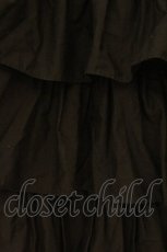 画像2: CHOICE / 3段ティアードスカート M ブラック O-26-06-06-019-PU-SK-YM-OS (2)