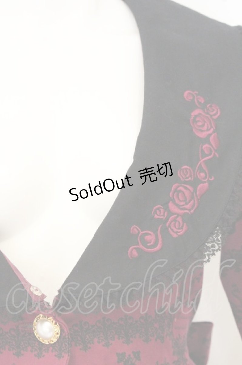 画像2: metamorphose / スワンボーダーコートワンピース  ワイン O-26-06-07-028-ME-CO-IG-OS (2)