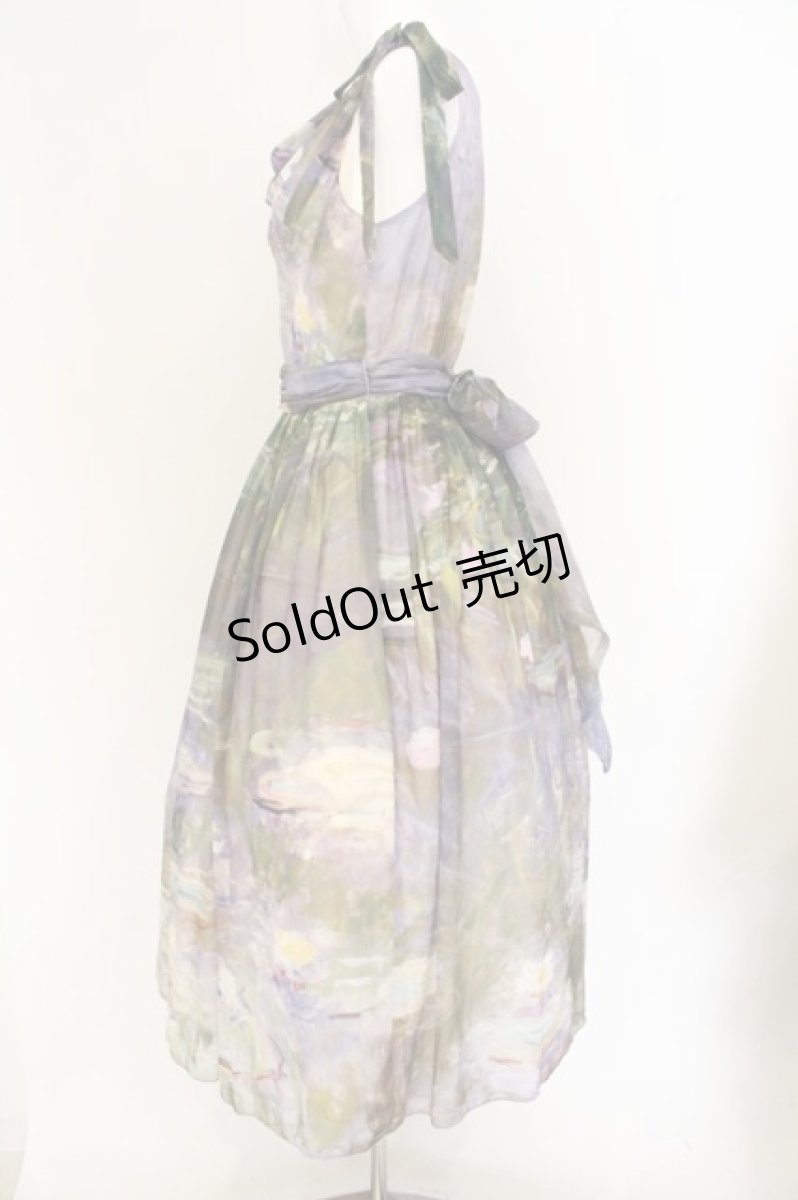 画像4: Miss Cube / Oil Painting Collection ジャンパースカート S グリーン O-26-06-07-037-LO-OP-OW-ZT137 (4)