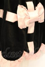 画像3: CreamyCutiePie / Gift Box ジャンパースカート  クロ×ピンク O-26-06-07-040-LO-OP-OW-OS (3)