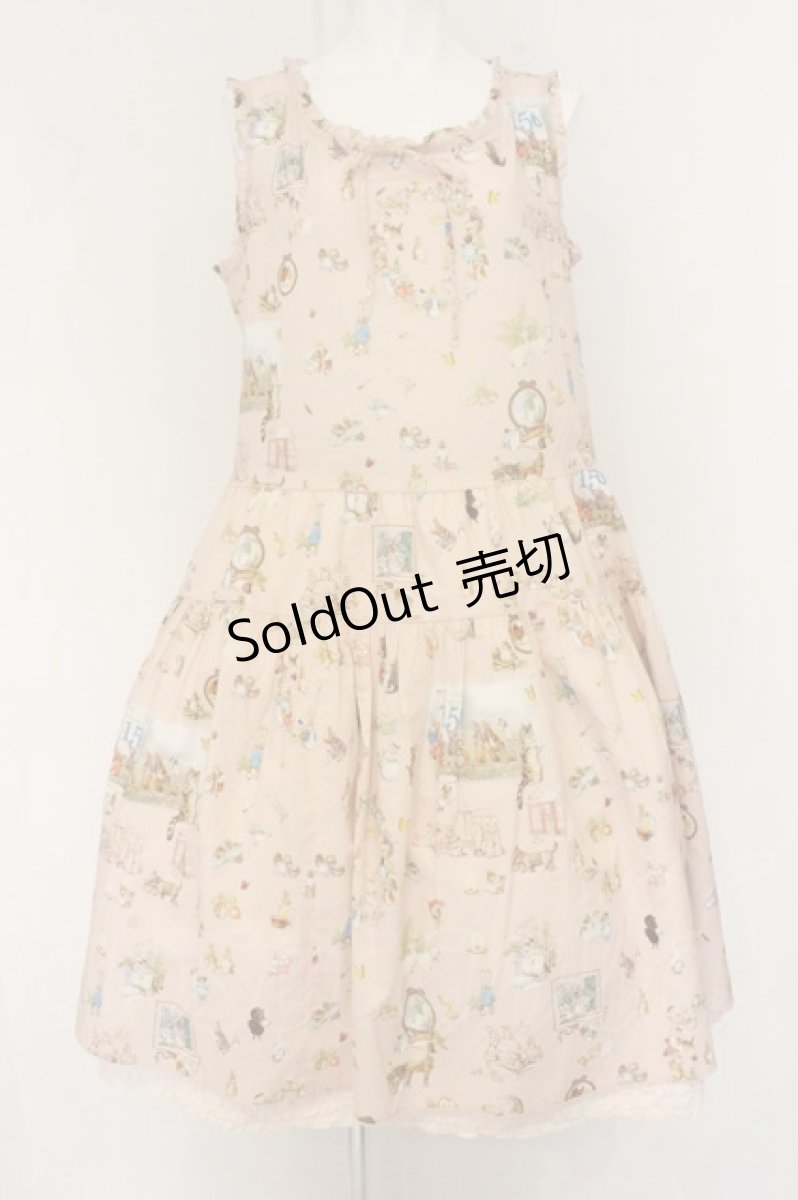 画像1: PINK HOUSE / ピーターラビットワンピース  ピンク O-26-06-07-045-LO-OP-IG-OS (1)