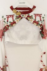 画像2: Royal Princess Alice / お狐様振袖ジャケット/絢爛白狐(たまコラボレーション)  シロ O-26-06-07-047-LO-TO-IG-OS (2)