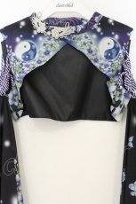 画像2: Royal Princess Alice / 陰陽師着物ジャケット  パープル×クロ O-26-06-07-049-LO-JA-IG-OS (2)