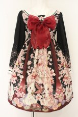 画像1: Royal Princess Alice / 絢爛桜姫セーラーワンピース【たまコラボレーション】  クロ O-26-06-07-051-LO-OP-IG-OS (1)