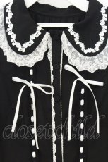 画像2: Vallee lys / Dreams Ladder Lace Blouse　ブラウス  ブラックｘホワイト O-26-06-07-008-GO-BL-YM-OS (2)
