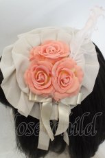 画像2: metamorphose / 円形ローズヘッドドレス  生成り O-26-06-07-061-ME-TO-IG-OS (2)