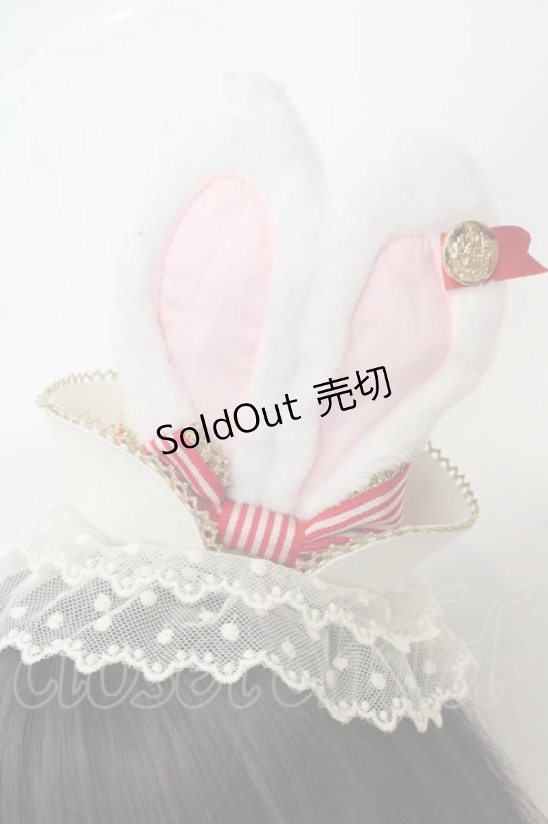画像2: Angelic Pretty / Magical Night Theater Hatカチューシャ  シロ O-26-06-07-064-AP-AC-IG-OS (2)