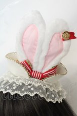 画像2: Angelic Pretty / Magical Night Theater Hatカチューシャ  シロ O-26-06-07-064-AP-AC-IG-OS (2)