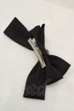 画像2: axes femme / 巻き薔薇リボンヘアクリップ  クロ O-26-06-07-080-AX-AC-IG-OS (2)