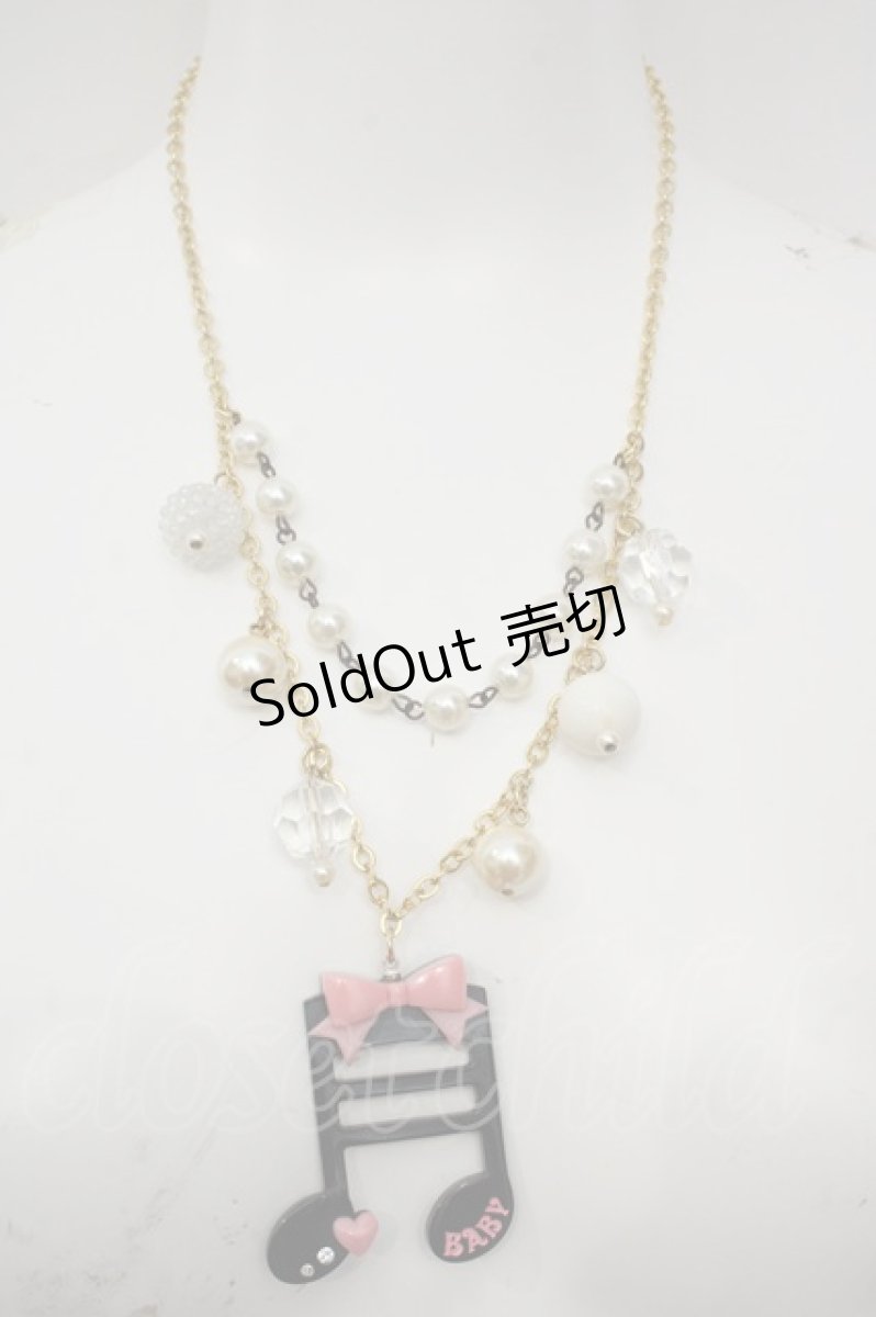 画像2: BABY,THE STARS SHINE BRIGHT / 音符ネックレス  - O-26-06-07-089-BA-ZA-IG-OS (2)