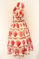 画像4: Emily Temple cute / Strawberry BonBonスクエアワンピース M ピンク O-26-06-07-021-ET-OP-OW-OS (4)