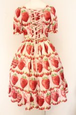 画像5: Emily Temple cute / Strawberry BonBonスクエアワンピース M ピンク O-26-06-07-021-ET-OP-OW-OS (5)