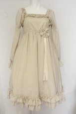 画像1: Victorian maiden / ジュリエッタドレス  ベージュ O-26-06-07-024-CL-OP-IG-OS (1)