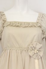 画像2: Victorian maiden / ジュリエッタドレス  ベージュ O-26-06-07-024-CL-OP-IG-OS (2)