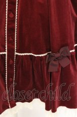 画像3: metamorphose / オリ‐ヴィアワンピース(別珍)  ワイン O-26-06-07-026-ME-OP-IG-OS (3)
