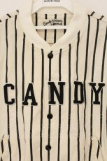 画像2: Candy Stripper / ロゴスタジャン 1 オフシロ O-26-06-08-037-PU-JA-OW-OS (2)