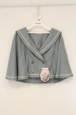 画像1: Kurumi Collaboration / TT*KRMセーラーケープ L サックス O-26-06-08-041-LO-JA-IG-OS (1)