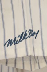 画像3: MILKBOY / TIE STRIPE 半袖シャツ  ブルーｘホワイト O-26-06-08-046-MB-BL-YM-OS (3)