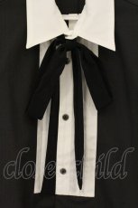画像2: MILKBOY / TUCKED RIBBON シャツ F ブラックｘホワイト O-26-06-08-047-MB-BL-YM-OS (2)