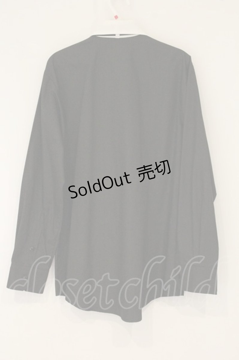 画像4: MILKBOY / TUCKED RIBBON シャツ F ブラックｘホワイト O-26-06-08-047-MB-BL-YM-OS (4)
