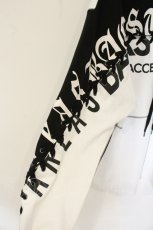 画像4: BACKSTAGE PASS / ZPAGETTI-LOGO(ズパゲッティーロゴ)ビッグシルエットトレーナー 3-4 ホワイトｘブラック O-26-06-08-048-PU-TO-YM-OS (4)