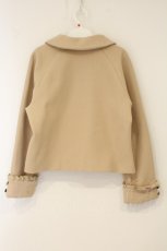 画像3: axes femme / 袖フリルピーコート F ベージュ O-26-06-08-057-AX-CO-IG-OS (3)