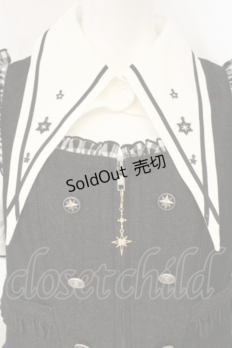 画像2: Hoshibako Works / 東方Project ×HoshibakoWorks　霧雨魔理沙　セットアップワンピース M クロ×シロ O-26-06-09-038-LO-OP-OW-OS (2)