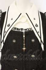画像2: Hoshibako Works / 東方Project ×HoshibakoWorks　霧雨魔理沙　セットアップワンピース M クロ×シロ O-26-06-09-038-LO-OP-OW-OS (2)