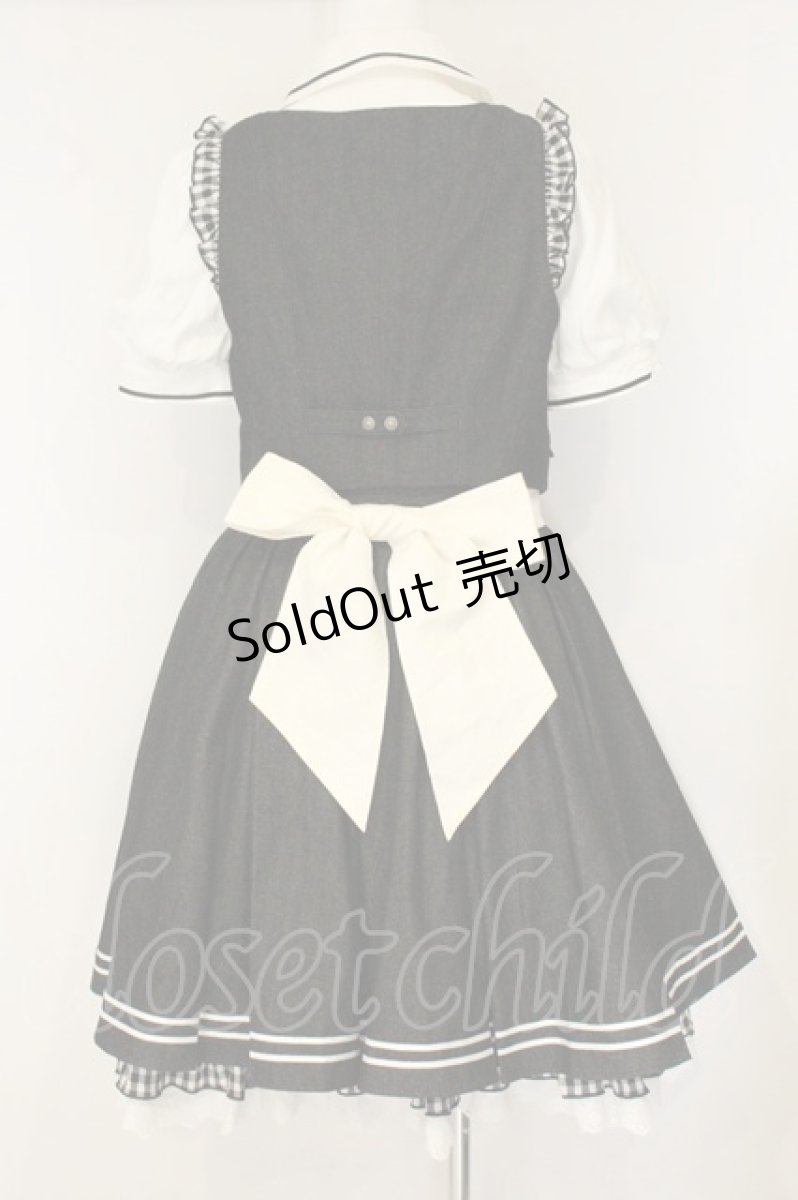画像6: Hoshibako Works / 東方Project ×HoshibakoWorks　霧雨魔理沙　セットアップワンピース M クロ×シロ O-26-06-09-038-LO-OP-OW-OS (6)