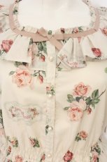 画像2: Melody BasKet / Precious Roseフリルカラーワンピース TallM オフシロ O-26-06-09-040-LO-OP-IG-OS (2)
