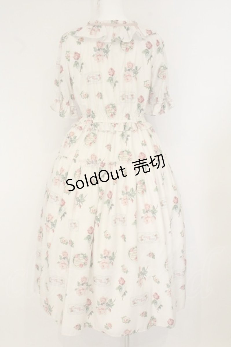 画像5: Melody BasKet / Precious Roseフリルカラーワンピース TallM オフシロ O-26-06-09-040-LO-OP-IG-OS (5)