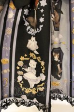 画像4: Royal Princess Alice / Halloween Cat・ねこ助コラボワンピース  ラベンダー×クロ×シロ O-26-06-09-048-LO-OP-IG-OS (4)