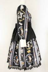 画像5: Royal Princess Alice / Halloween Cat・ねこ助コラボワンピース  ラベンダー×クロ×シロ O-26-06-09-048-LO-OP-IG-OS (5)