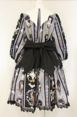 画像6: Royal Princess Alice / Halloween Cat・ねこ助コラボワンピース  ラベンダー×クロ×シロ O-26-06-09-048-LO-OP-IG-OS (6)