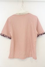 画像2: Fi.n.t / チェックネクタイ付きクレリックポロシャツ F ピンク O-26-06-09-1024-CA-BL-OW-OS (2)