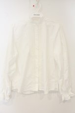画像1: Fi.n.t / レースピンタック使いブラウス F シロ O-26-06-09-1036-CA-BL-OW-OS (1)